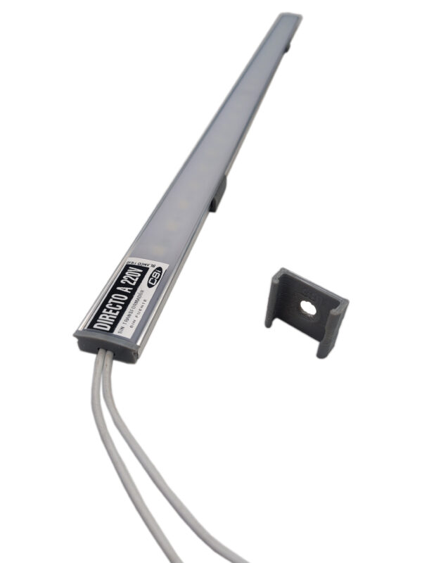 Varilla/tira Led 220v Directo Bajo Alacena Aluminio Plano