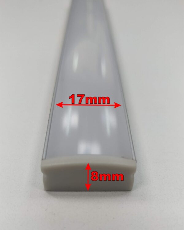 Varilla/tira Led 220v Directo Bajo Alacena Aluminio Plano con llave