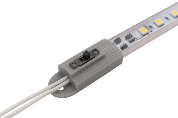 Varilla/tira Led 220v Directo Bajo Alacena Tubular Plástico con Llave
