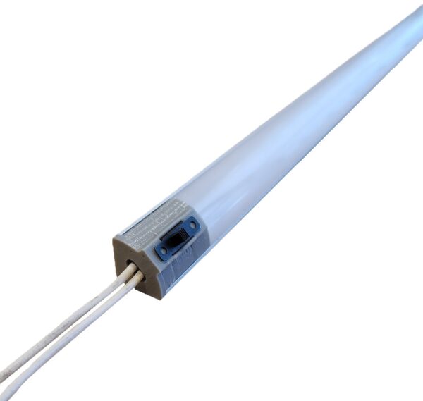 Varilla/tira Led 220v Directo Bajo Alacena Aluminio Angulo con Llave